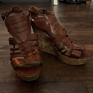 G by Guess wedge sandals